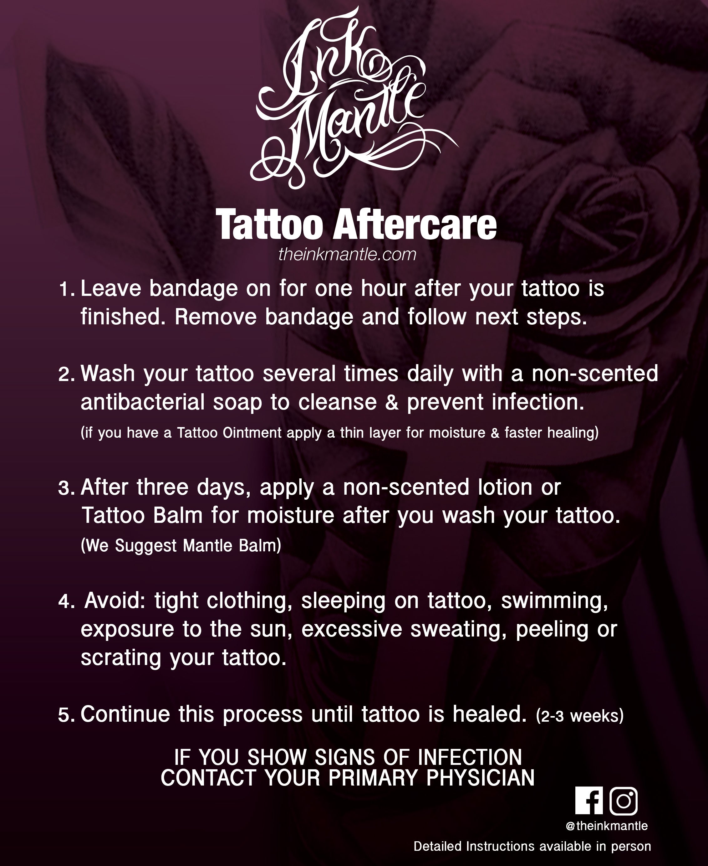 Step-by-Step Tattoo Aftercare Guide